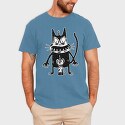 Gardening Cat, Unisex Men's T-Shirt