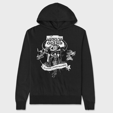 Vikings Wolves, Unisex Men's Hoodie