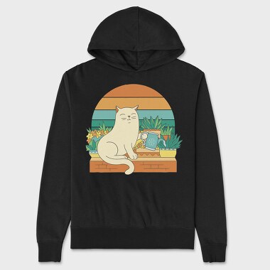 Gardening Cat, Unisex Men's Hoodie