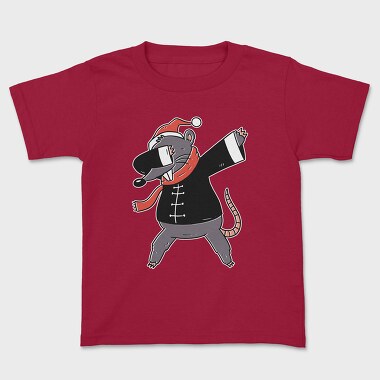 Chinese Rat Christmas, Kids' T-Shirt