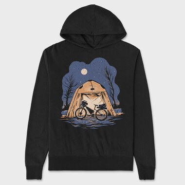 Bike Packing Camping, Unisex Men's Hoodie