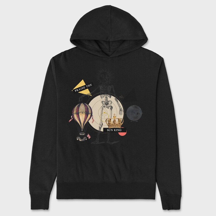 Vintage Sun King, Unisex Men's Hoodie