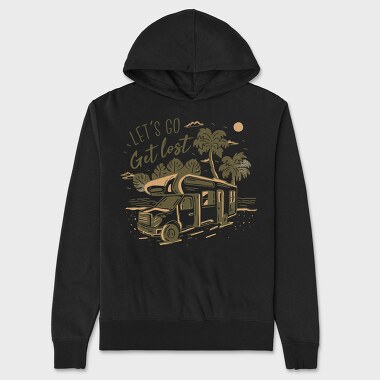 Lets Go Get Lost, Unisex Men's Hoodie