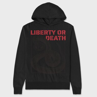 Liberty or Death Snake, Unisex Men's Hoodie