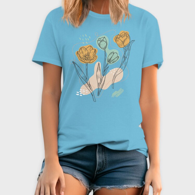 Cute Capybara Frog, Дамска Тениска