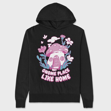 Gnome Like Home, Unisex Men's Hoodie