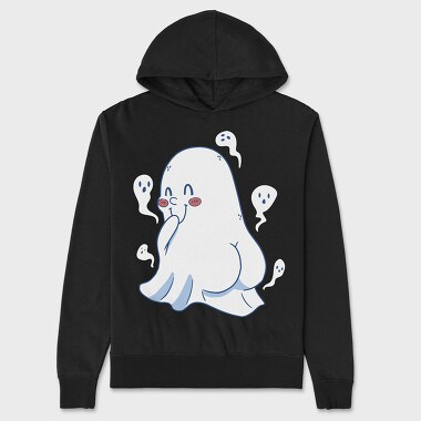 Cute Ghost, Unisex Men's Hoodie