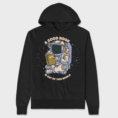 Good Book Astronaut, Unisex Men's Hoodie