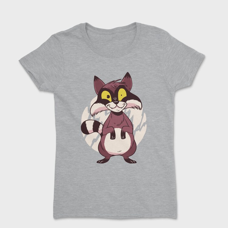 Racoon Cartoon, Дамска Тениска