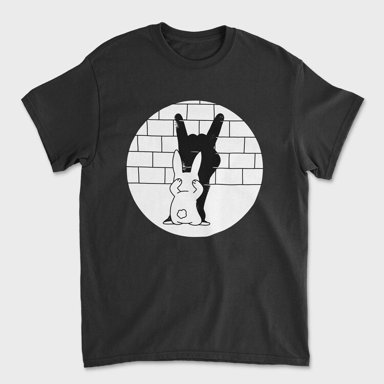 Shadow Rabbit, Unisex Men's T-Shirt