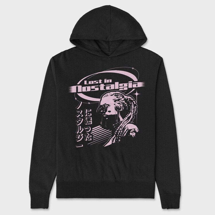 Lost in Nostalgia, Unisex Men's Hoodie