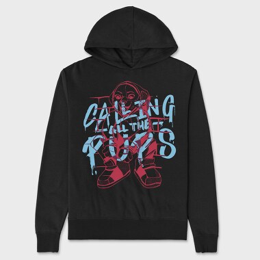Calling All the Pups, Unisex Men's Hoodie