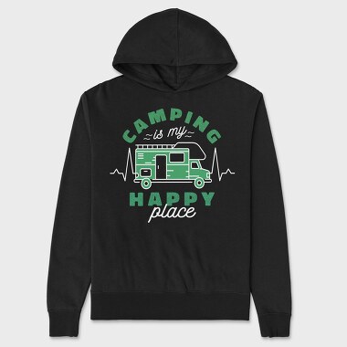 Camper Heartbeat, Unisex Men's Hoodie