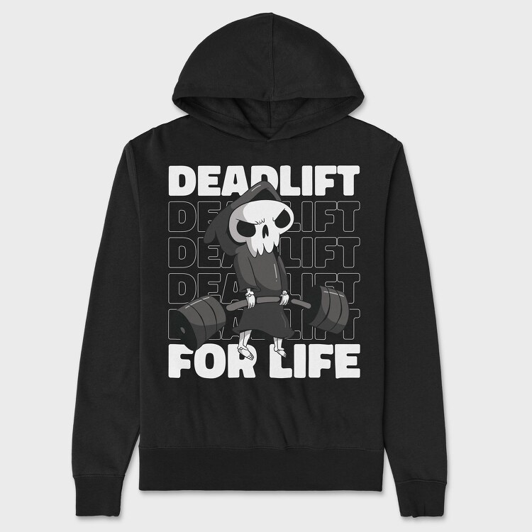 Deadlift for Life, Unisex Men's Hoodie
