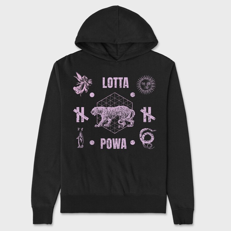 Grounge Powa, Unisex Men's Hoodie