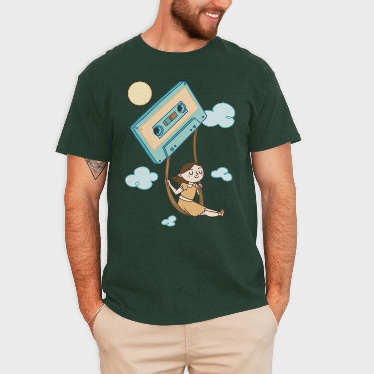 Space Dog I Must Go, Unisex Men's T-Shirt