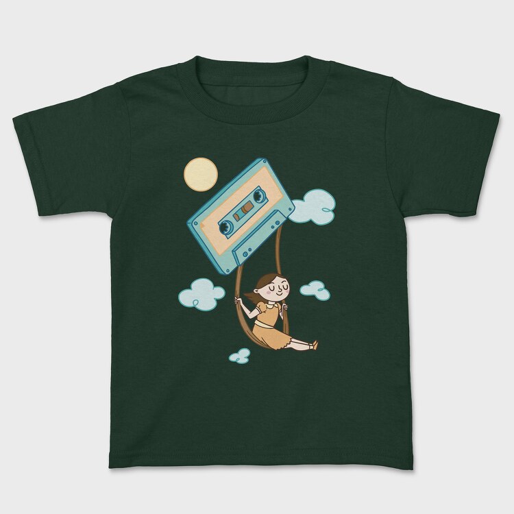 Space Dog I Must Go, Kids' T-Shirt