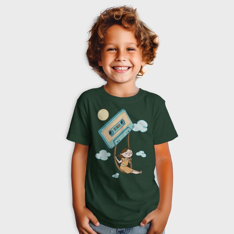 Space Dog I Must Go, Kids' T-Shirt