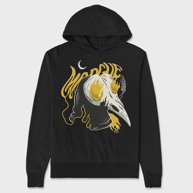 Grunge Surrealism, Unisex Men's Hoodie