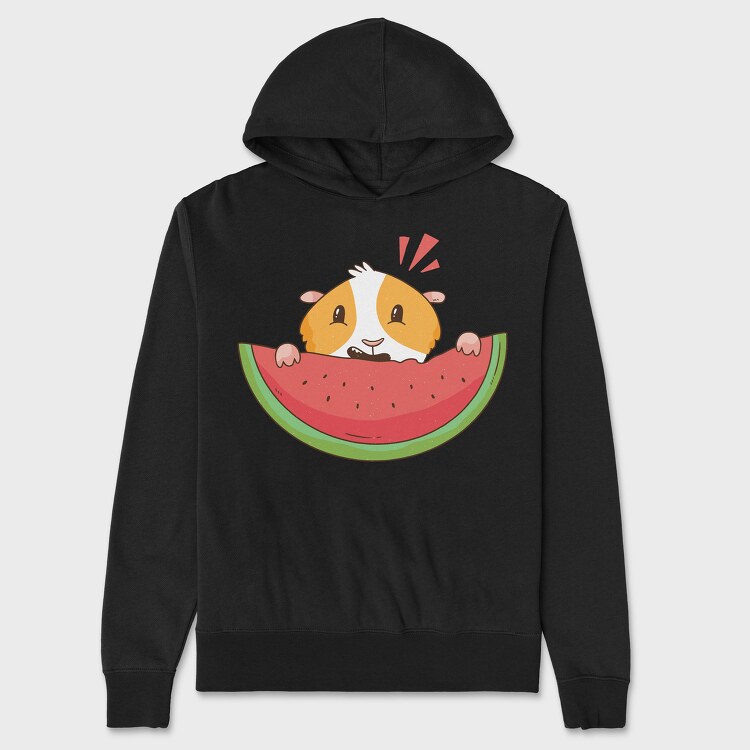 Guinea Pig Watermelon, Унисекс Мъжко Суичър