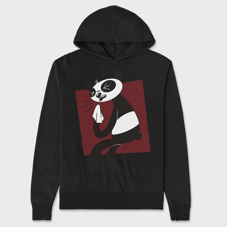 Allergic Panda, Unisex Men's Hoodie