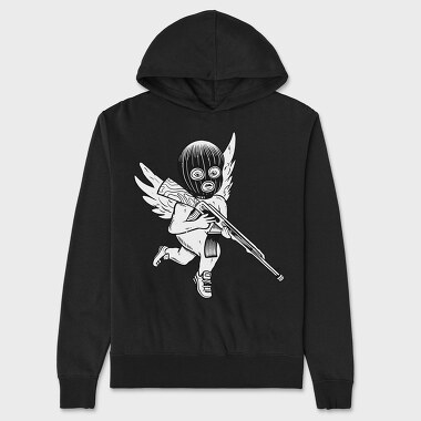Gun Angel, Unisex Men's Hoodie