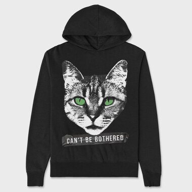 Cant Be Bothered, Unisex Men's Hoodie