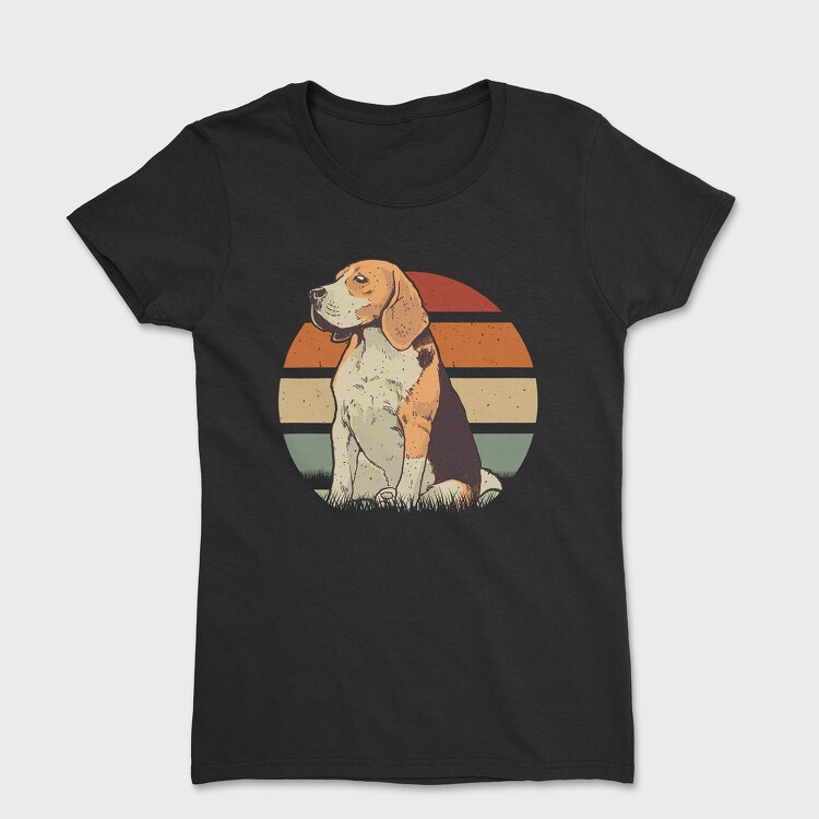 Beagle Sunset, Women's T-Shirt