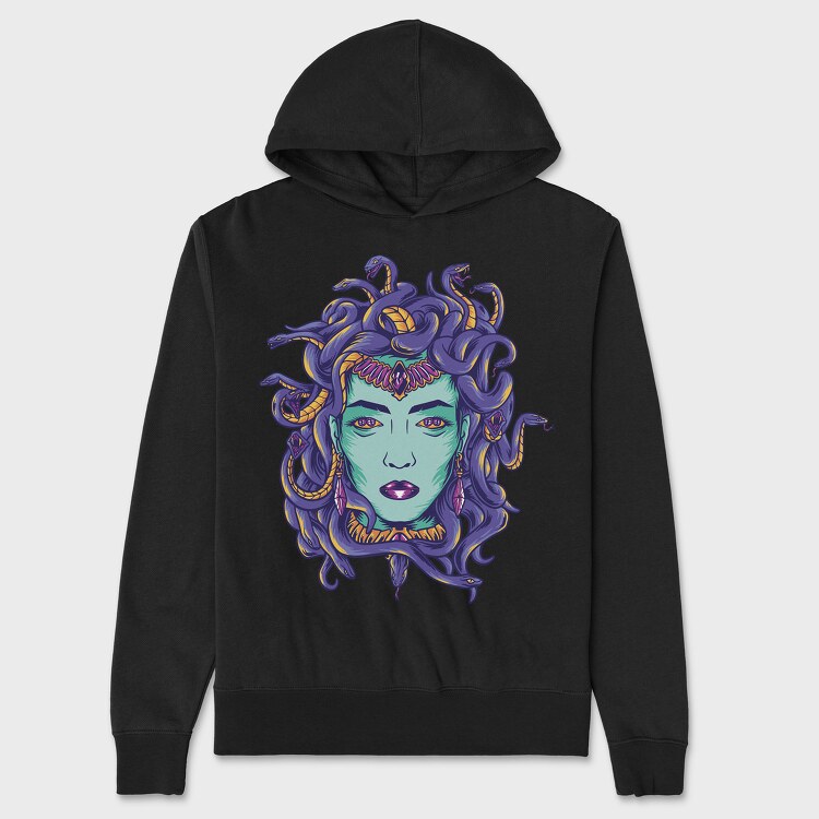 Medusa Face, Унисекс Мъжко Суичър
