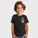 Dog Cowboy Realistic Color, Kids' T-Shirt