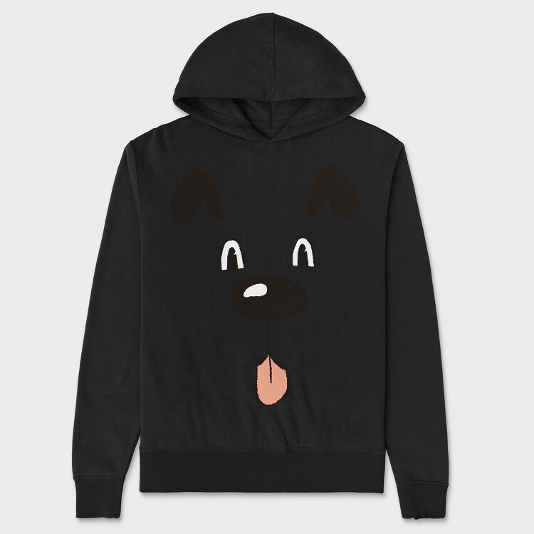 Dog Face, Unisex Men's Hoodie