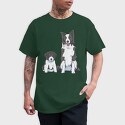Dog High Five, Unisex Men's T-Shirt