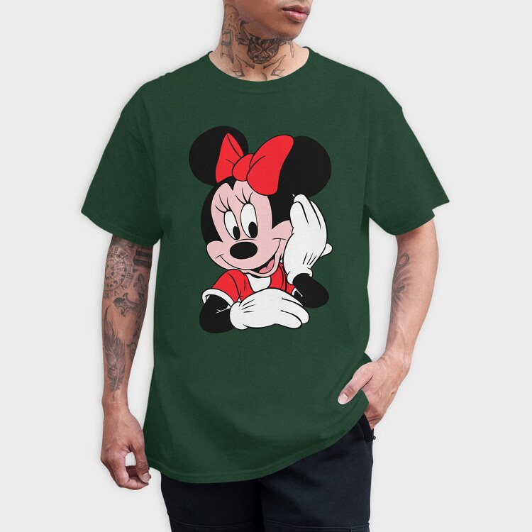 Dog Hollandse Herdershond Monochrome, Унисекс Мъжка Тениска