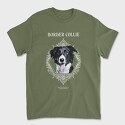 Happy Collie, Unisex Men's Hoodie