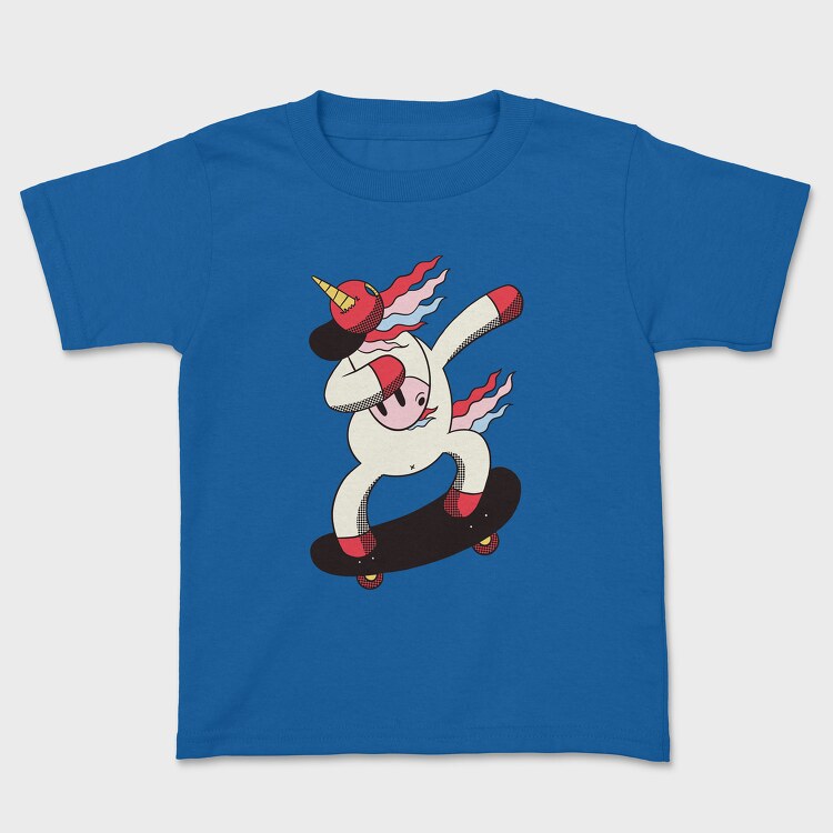 Dabbing Skater Unicorn, Детска Тениска