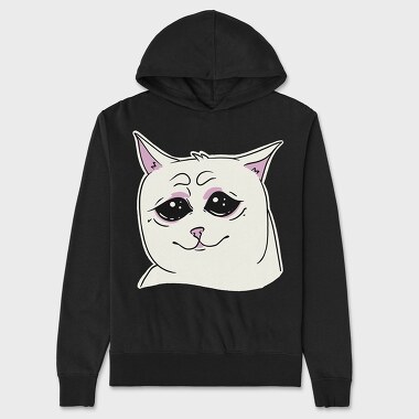 Cat Crying, Unisex Men's Hoodie