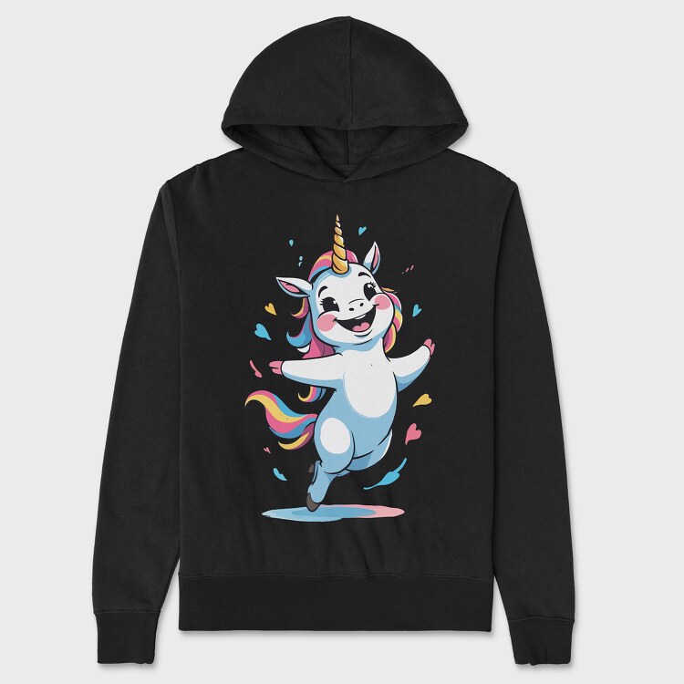 Happy Unicorn, Унисекс Мъжко Суичър