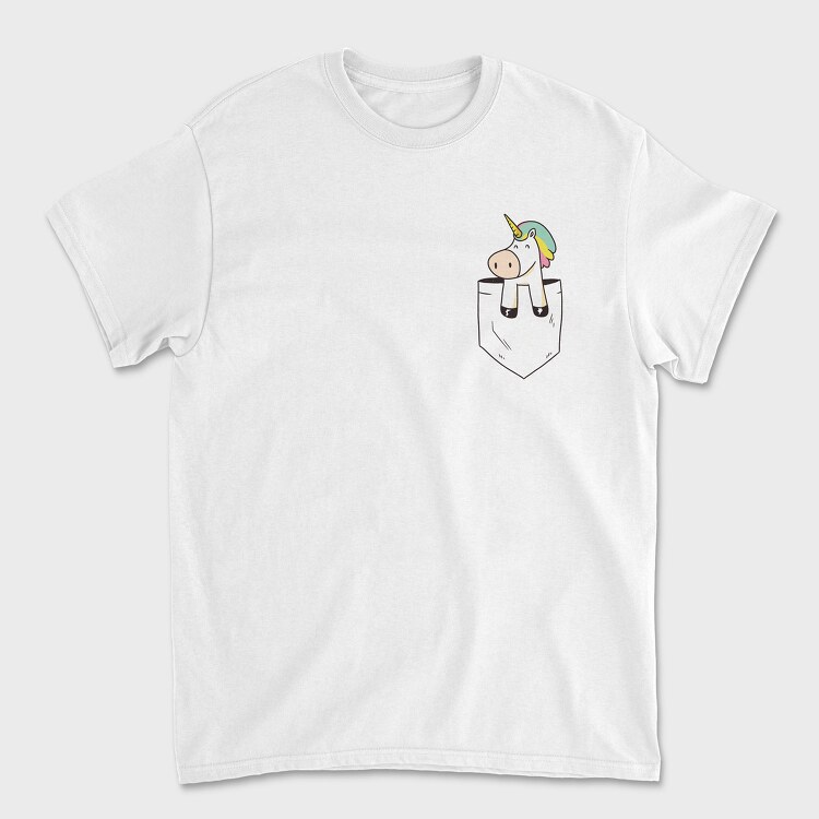 Unicorn Pocket, Unisex Men's T-Shirt