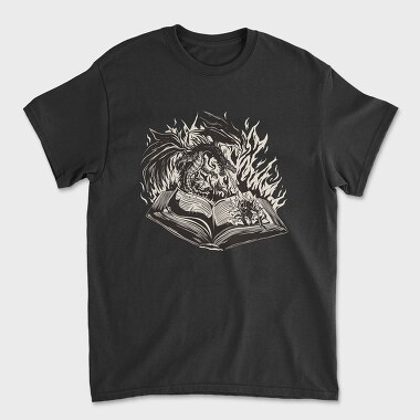 Unisex Men's T-Shirt, Dragon Book