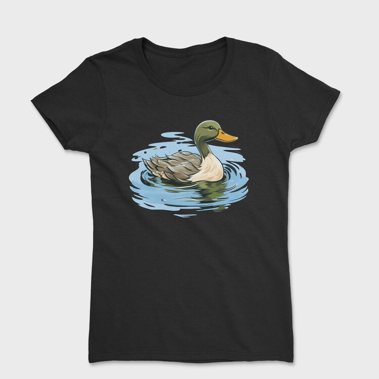 Duck on Water, Women's T-Shirt