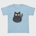 Monochrome Portrait Bear, Kids' T-Shirt