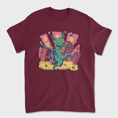 Monster Cat, Unisex Men's T-Shirt