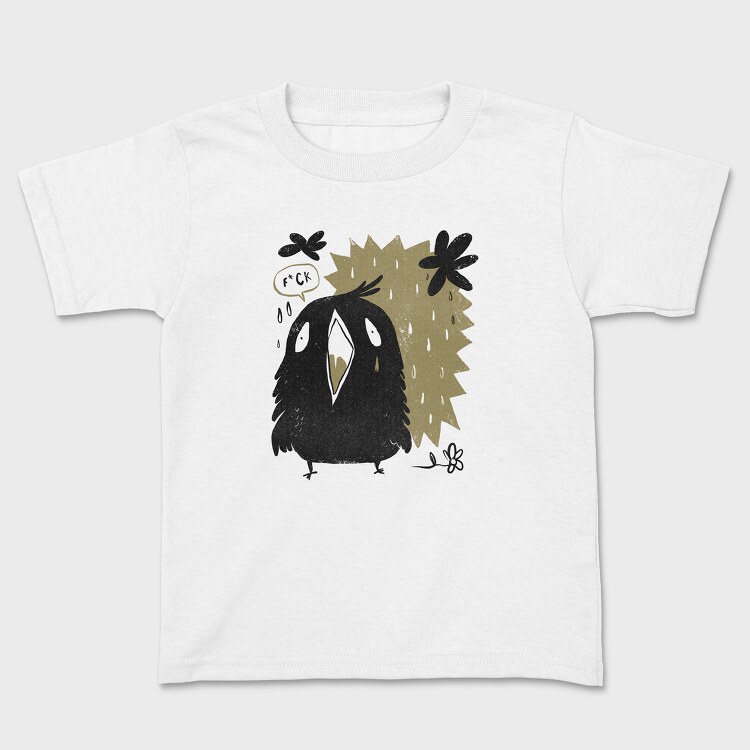 Moody Birds, Kids' T-Shirt