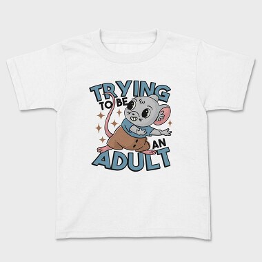Rat Trying to Be an Adult, Kids' T-Shirt