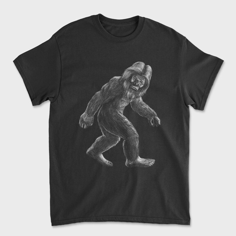 Realistic Big Foot, Унисекс Мъжка Тениска