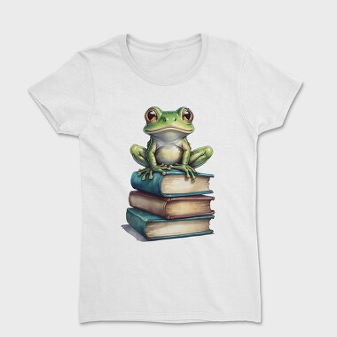 Realistic Frog Books, Women's T-Shirt