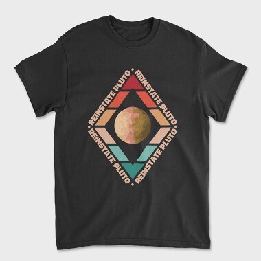 Reinstate Pluto, Unisex Men's T-Shirt