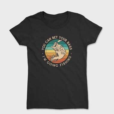 Retro Bass Fishing Quote, Women's T-Shirt