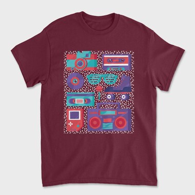 Retro Elements, Unisex Men's T-Shirt