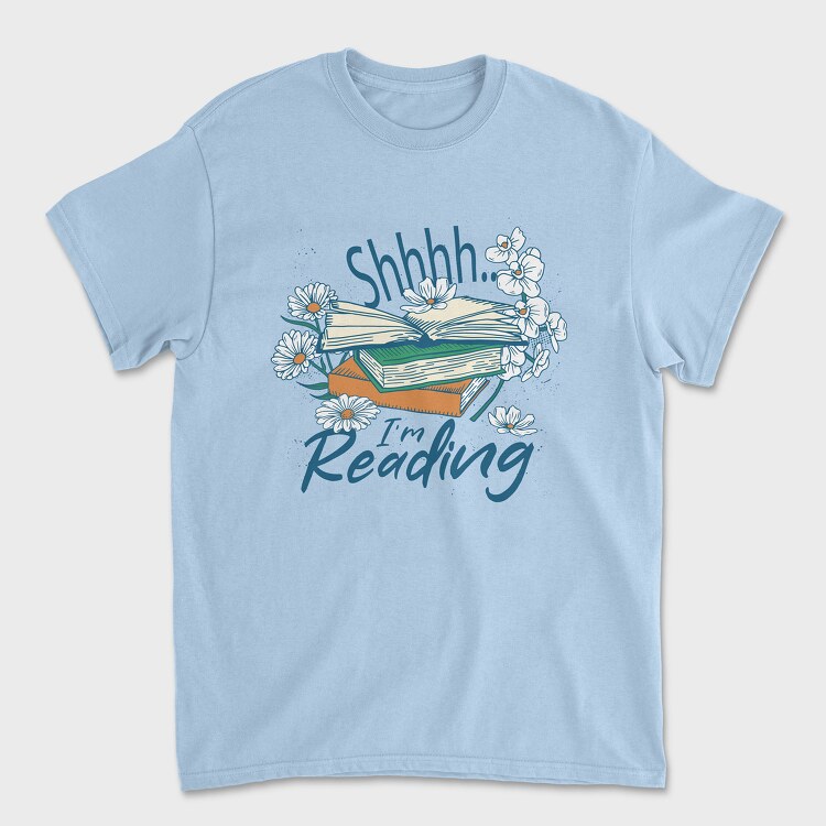 Retro Flower Books, Unisex Men's T-Shirt